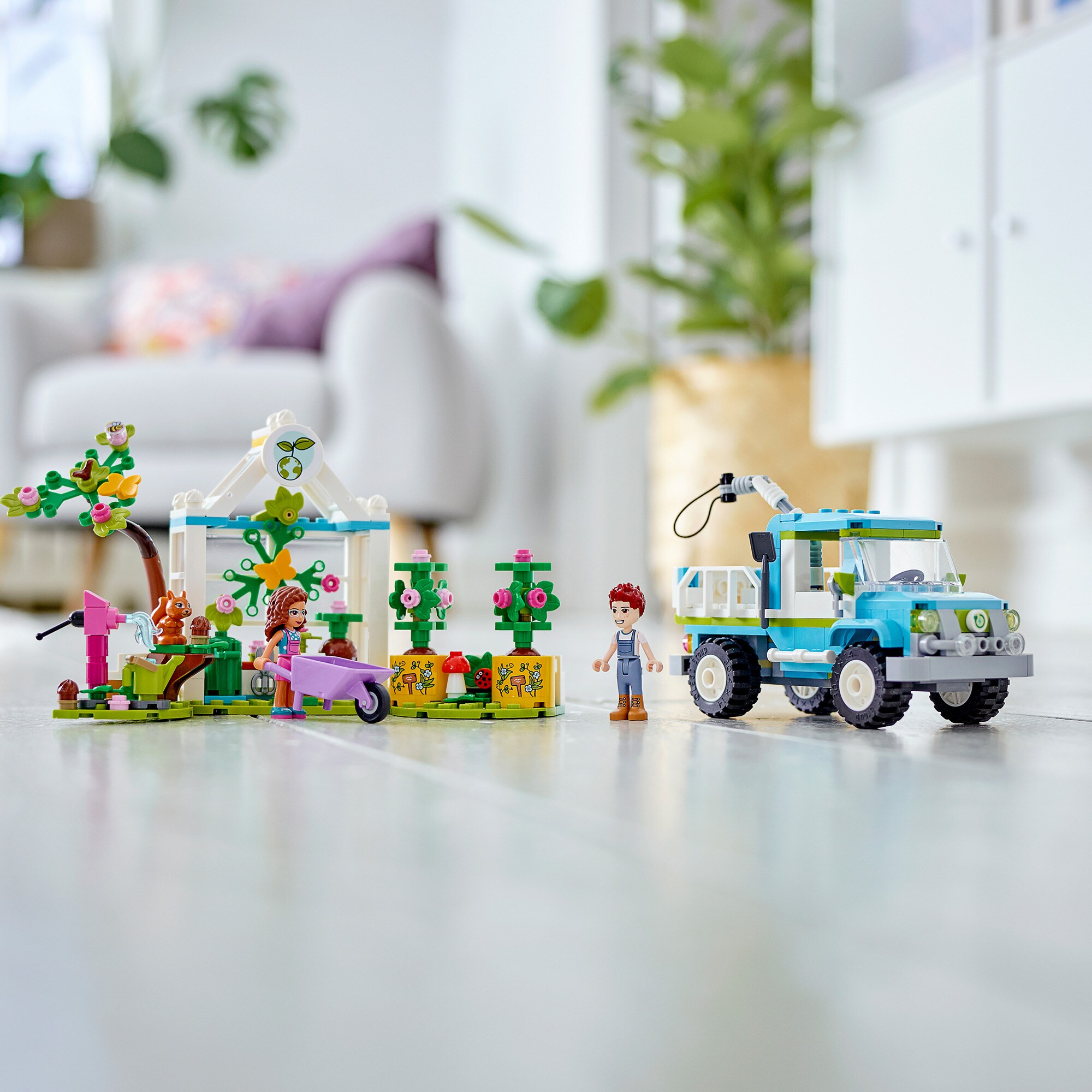 LEGO Konstruktionsspielzeug Friends Baumpflanzungsfahrzeug
