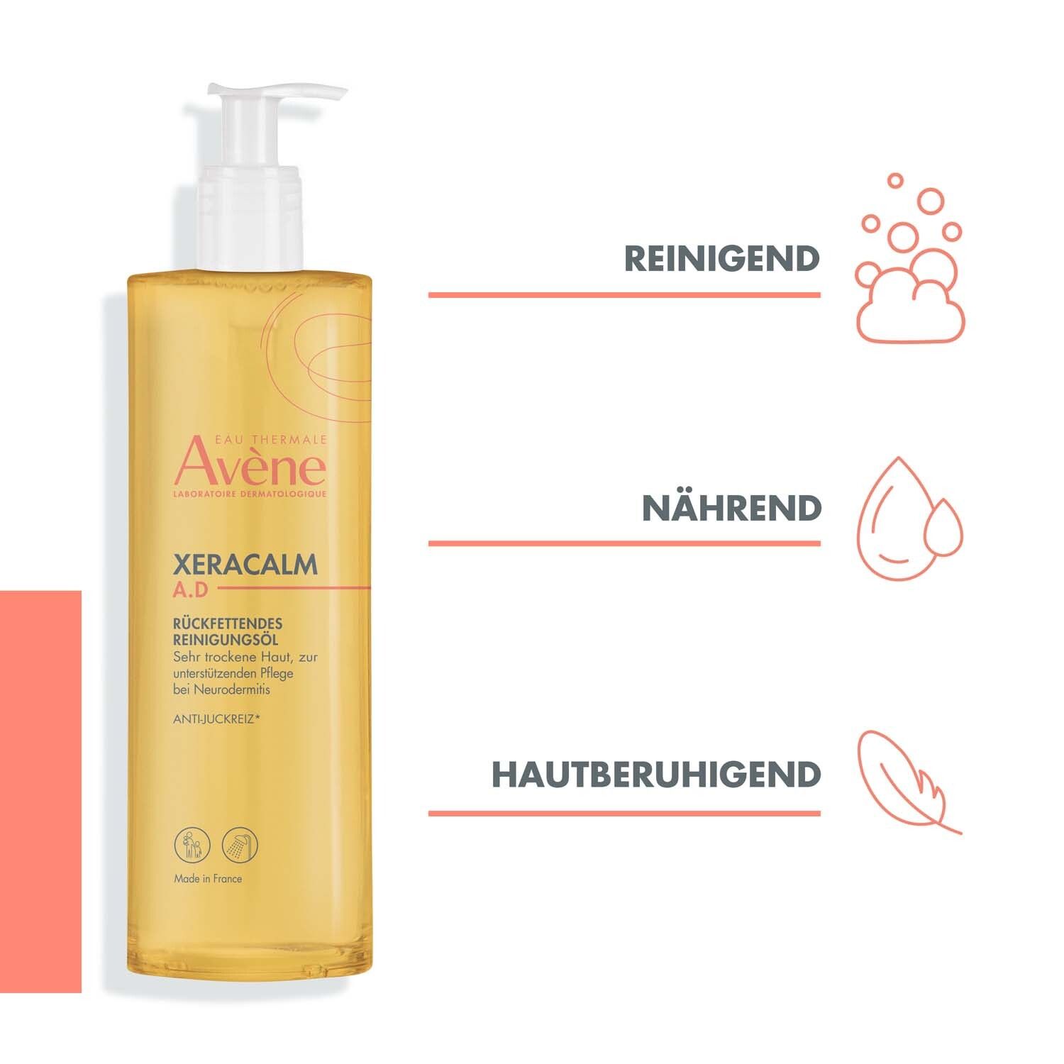 Avène XeraCalm A.D Reinigungsöl - gegen Juckreiz und zur Pflege von Neurodermitis