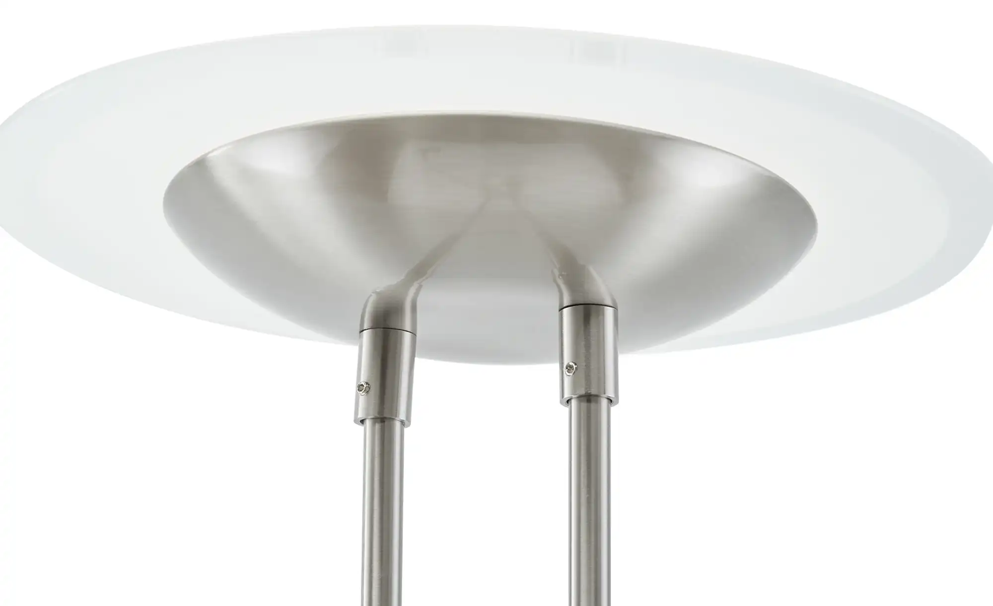 Meisterleuchten LED-Deckenfluter, 2-flammig, Nickel matt