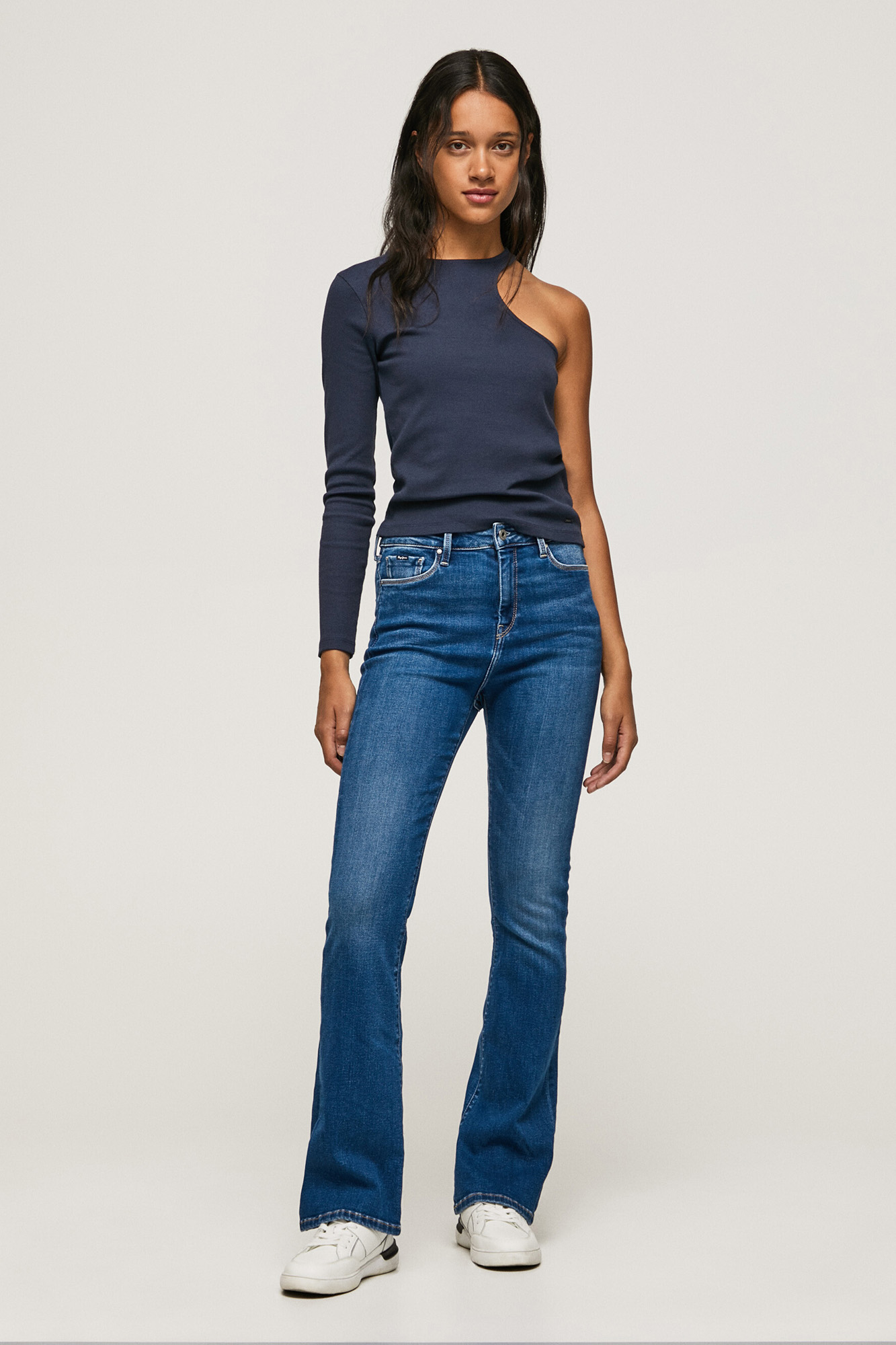 Calça jeans Dion Flare Fit de cintura alta