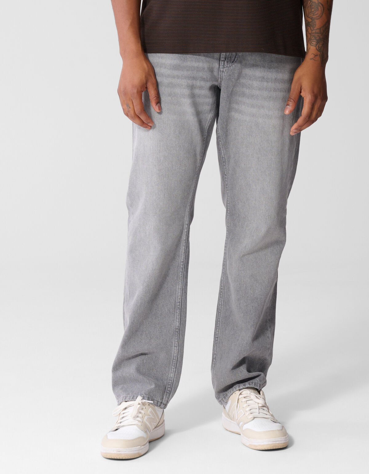 Modern Straight Fit Lichtgrijs L32