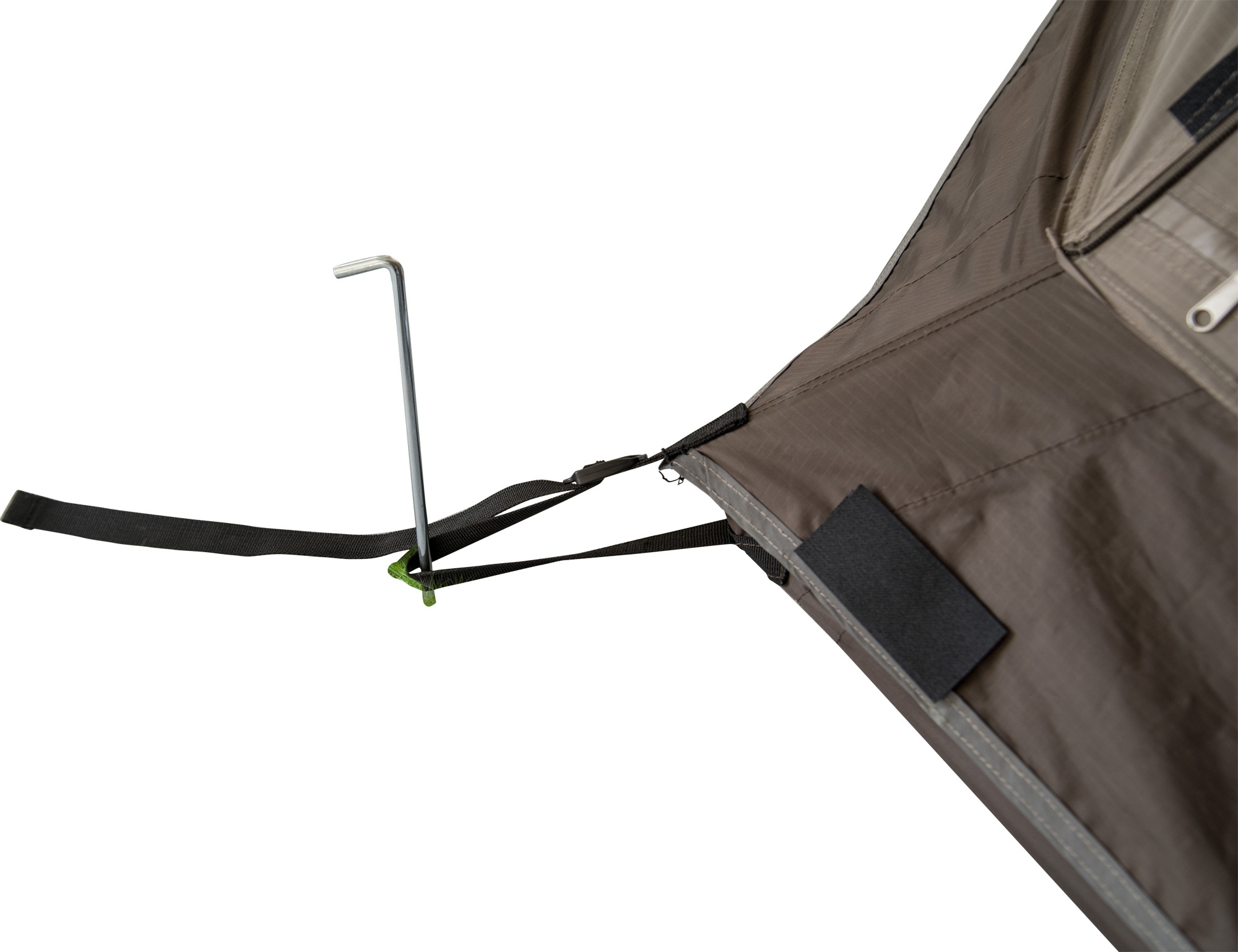 Tambu Durdanta Komfort Trekking Tunnelzelt braun für 4 Personen