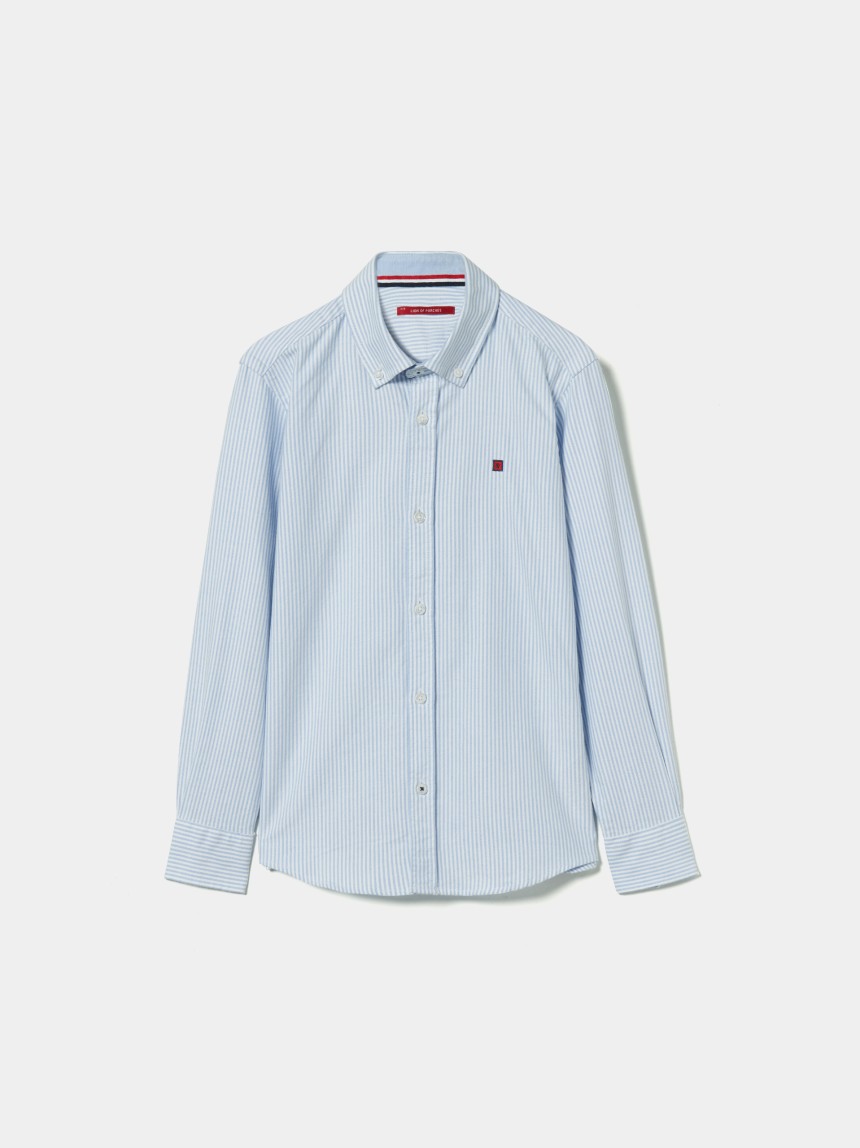 Camisa de riscas 100% algodão