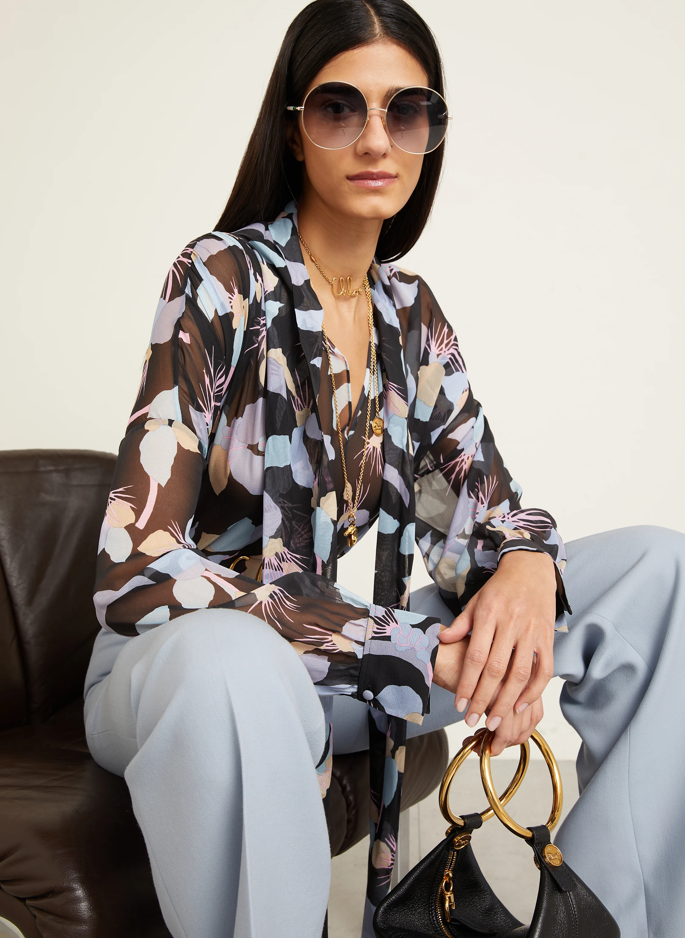 Chloé Schluppenbluse aus Seide