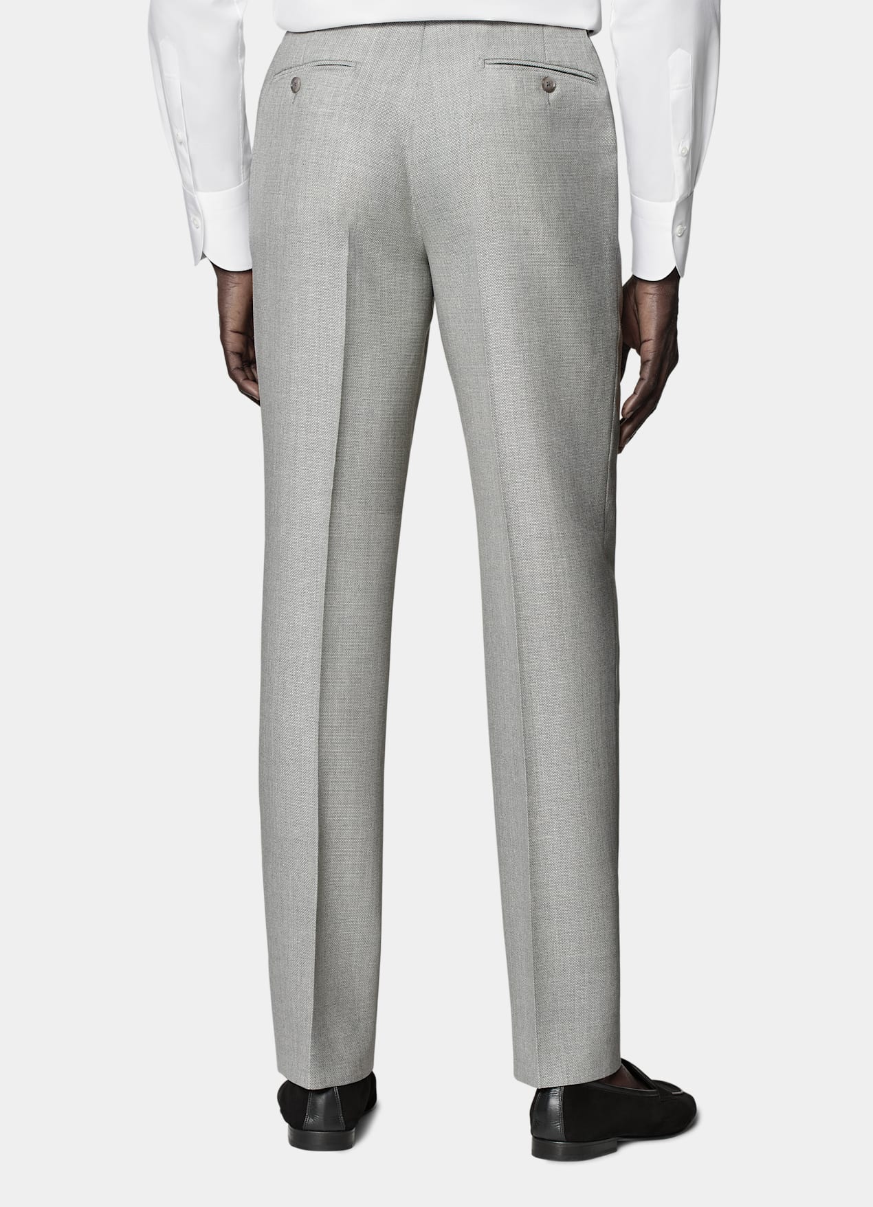Costume Havana coupe Tailored gris clair