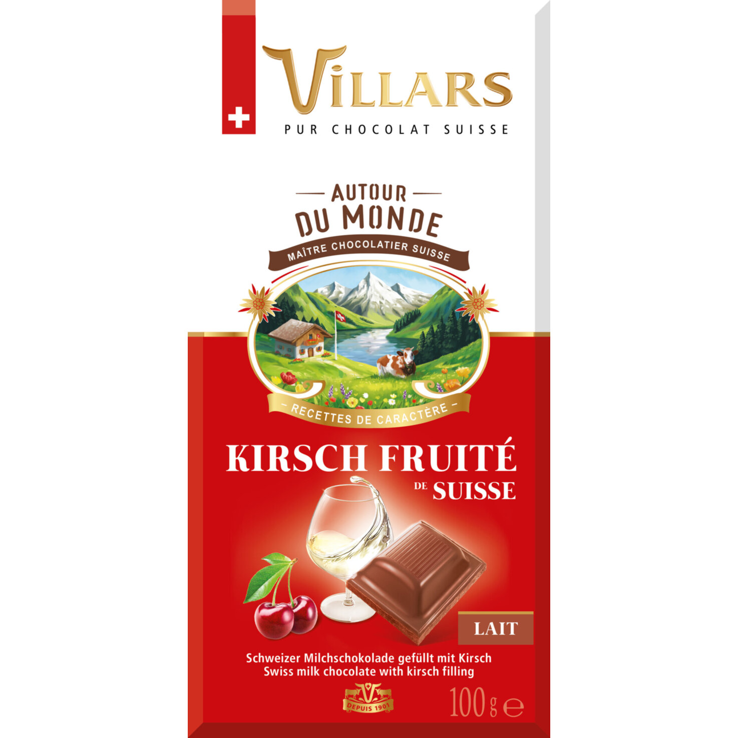 Villars Tafelschokoladeschokolade Kirsch