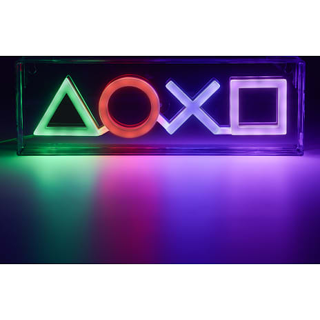 PlayStation neonskilt - multifarvet