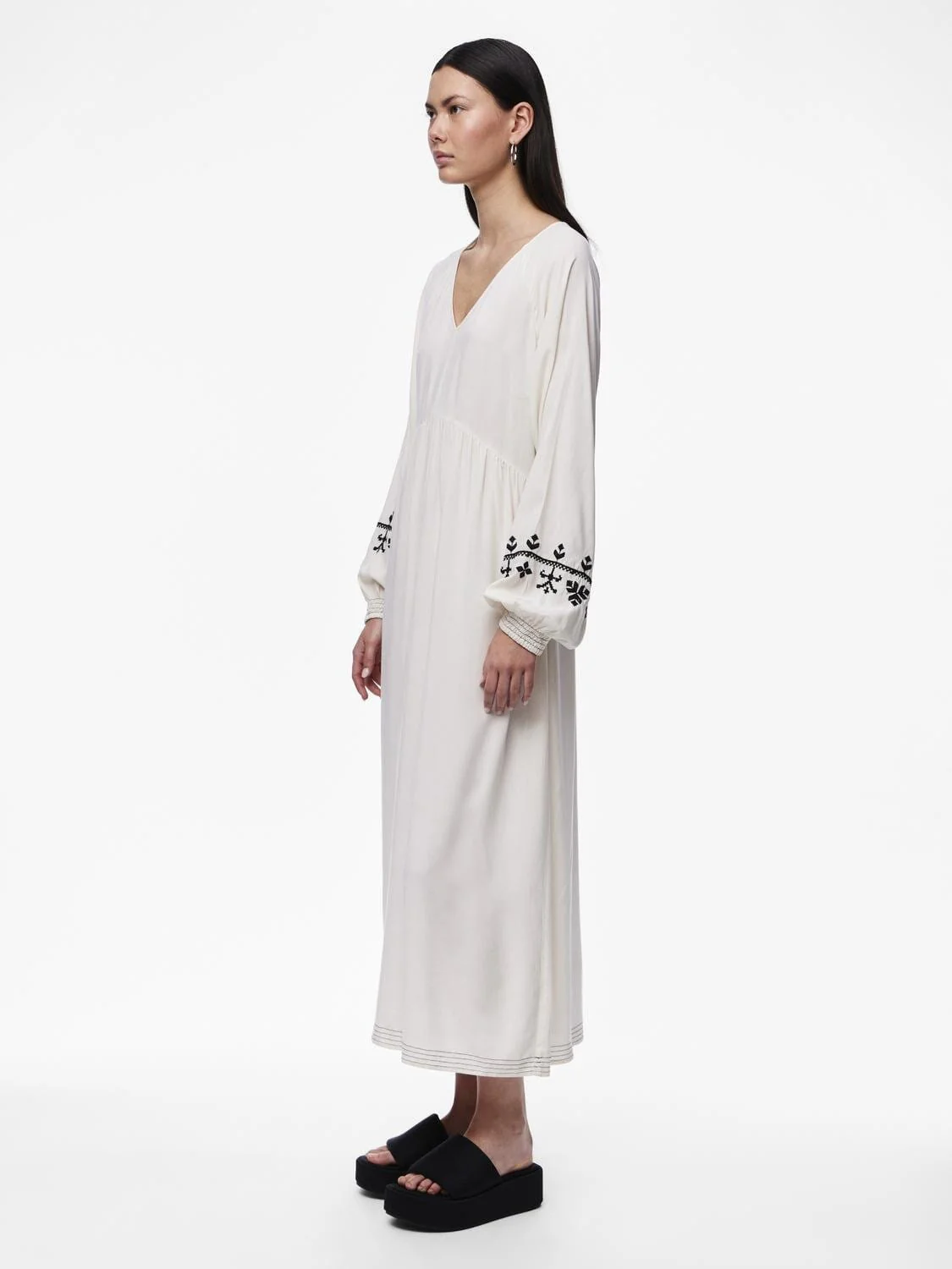 Pieces Pcadelia Ls Long Dress