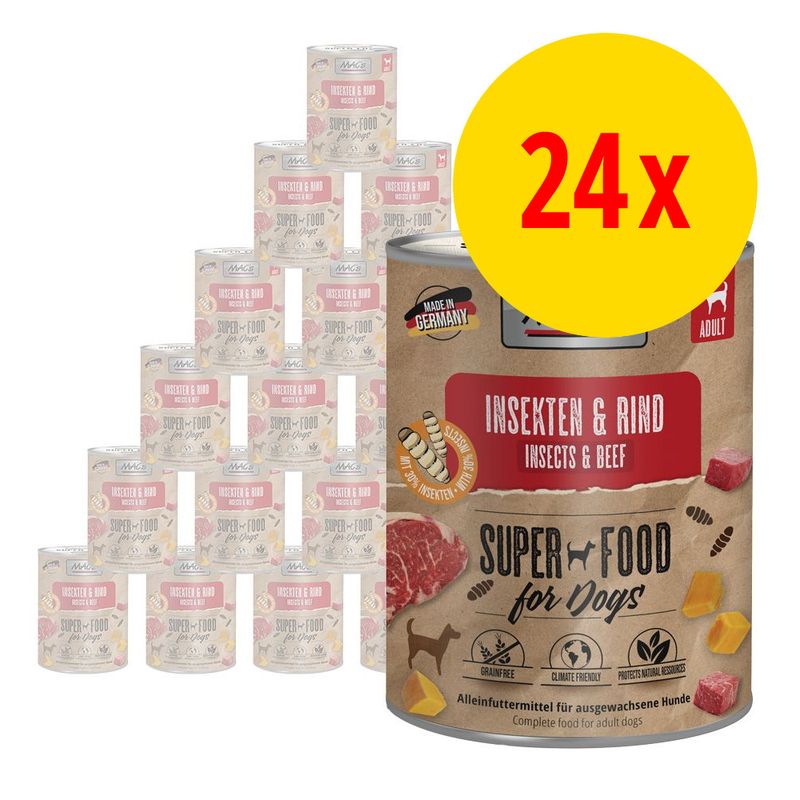 MAC's avec des insectes 24 x 750 g