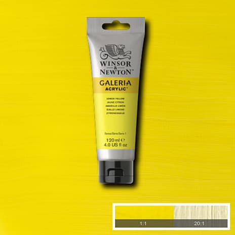 Galeria akrylmaling 120 ml - Lemon Yellow