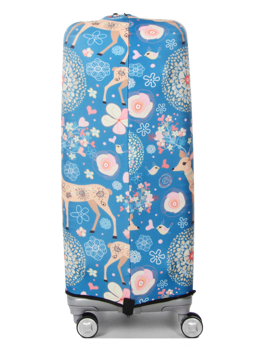 Housse de valise Periea Blue Animals L