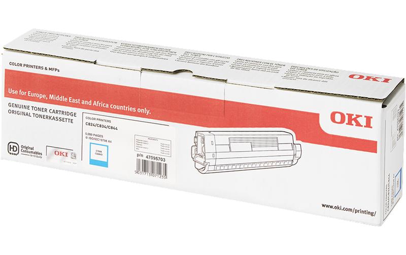 Toner 47095703 Cyan<br>Toner, Cyan
