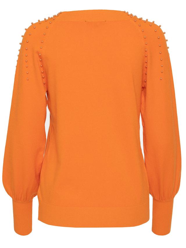 Feinstrickpullover mit Puffärmeln