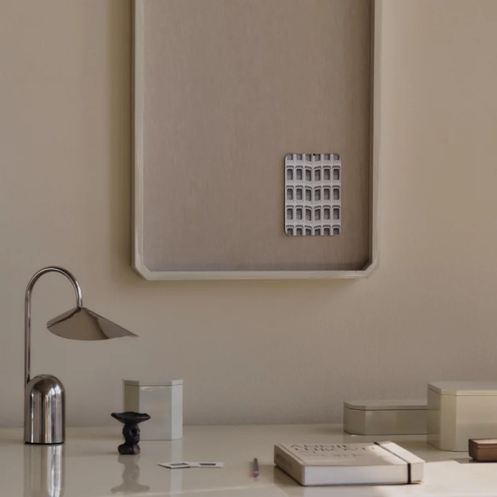 Ferm Living - Nova Pinnwand, 45 x 100 cm, light celedon