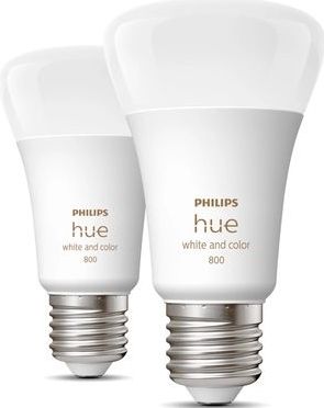 Philips - Hue Slimme Lichtbron - Wit en Gekleurd Licht - 6.5W - Duopack - 2 Stuks
