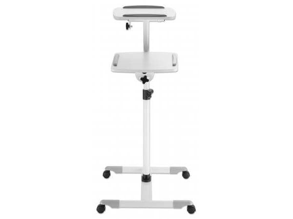 Manhattan 461726, Multimediavogn, Grå, Hvit, Laptop/Projektor, 10 kg, -35 - 35°, 360°