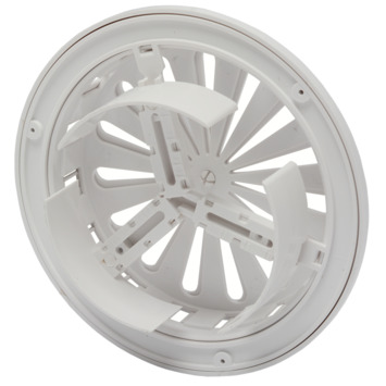 Sanivesk schuifrooster wit rond Ø 100-150 mm