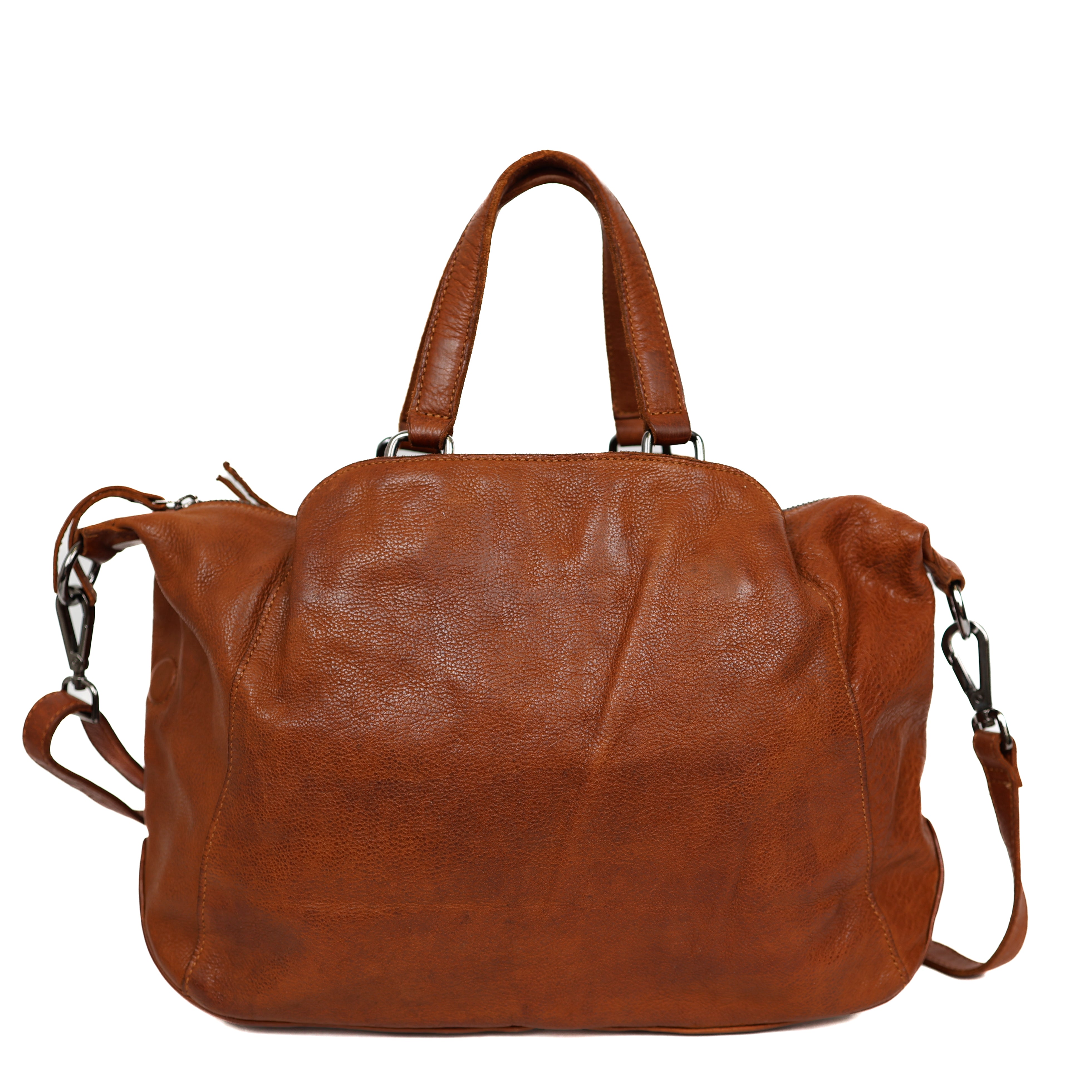 Hand-/schoudertas 'Jinte' cognac Cognac