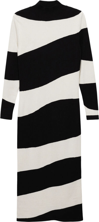 MANGO DRESS. -- WAVY Black