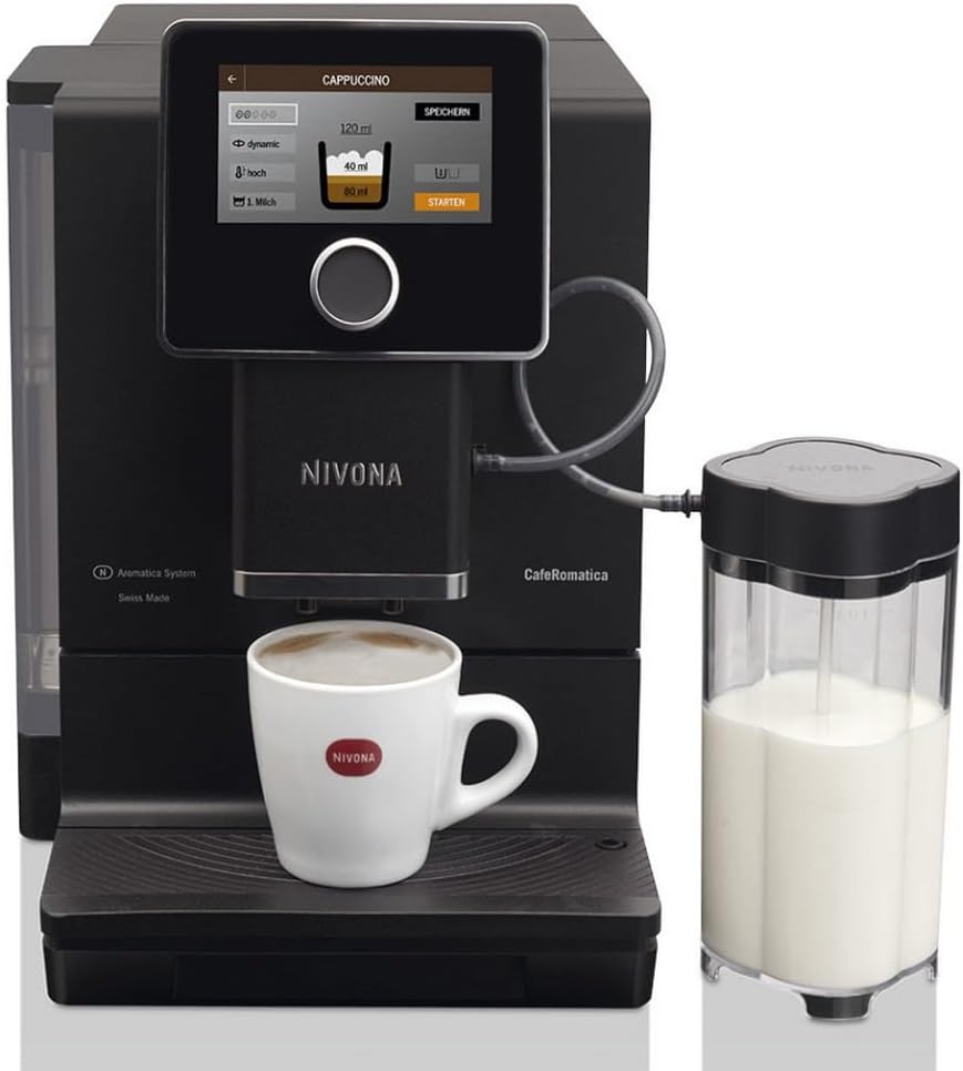 Nivona Kaffeevollautomat NICR960 NICR 960 Mattschwarz/Chrome schwarz/chrom