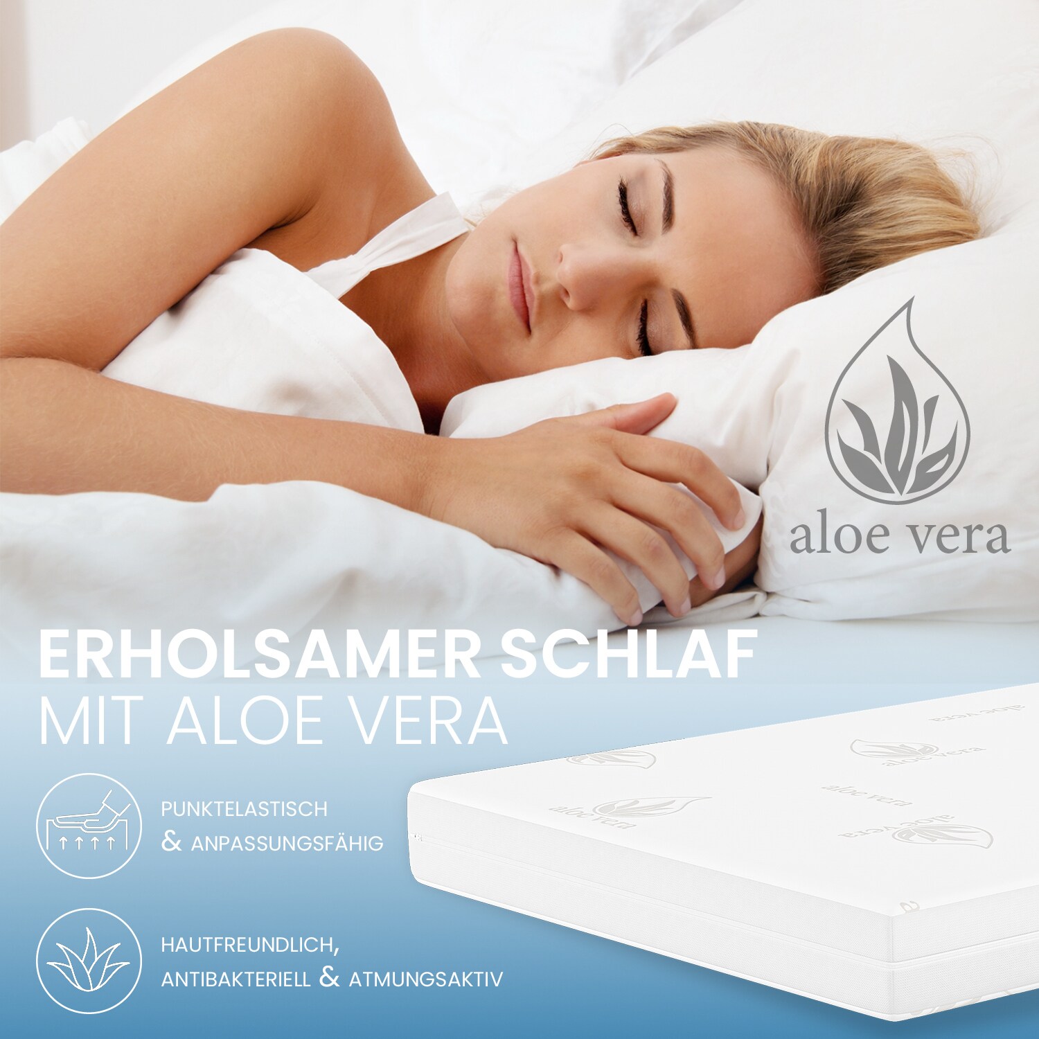 Bestschlaf Visko-Gelschaum Wendeauflage