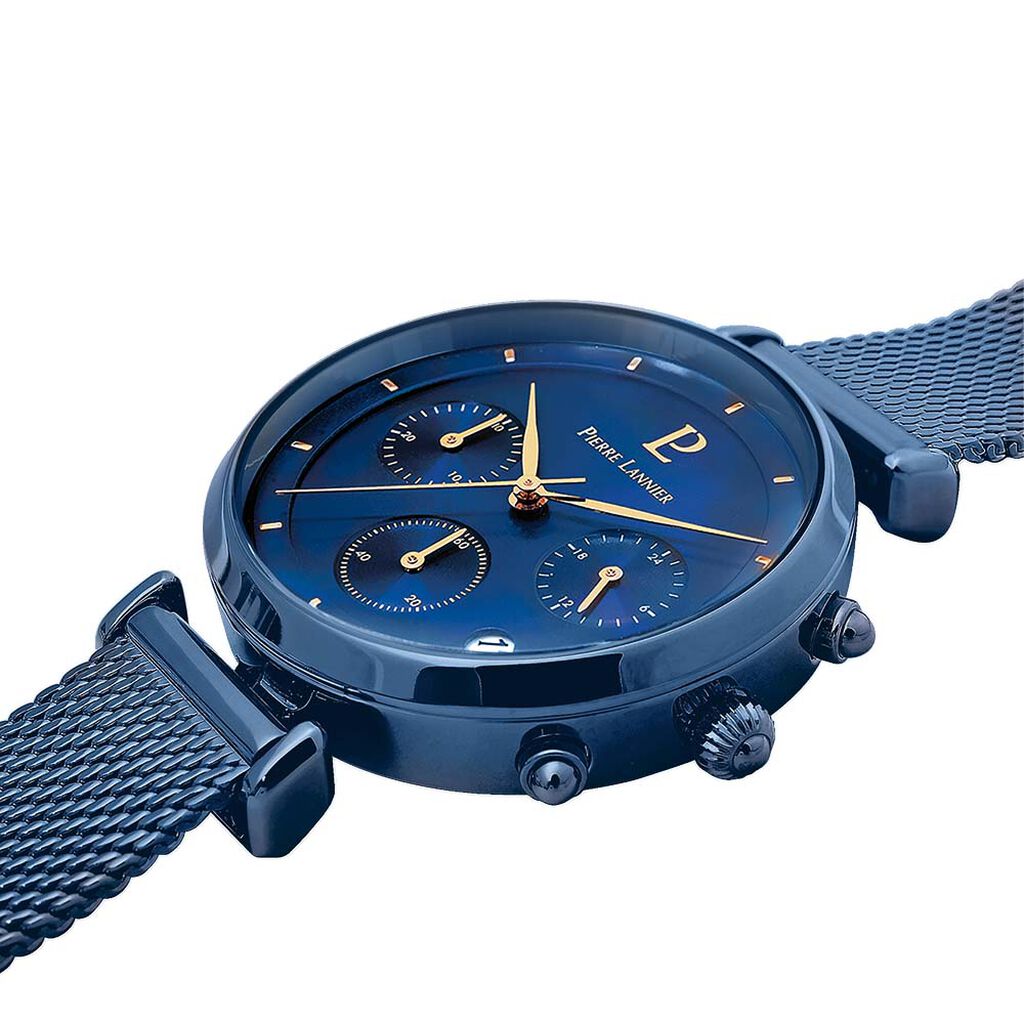 Montre Pierre Lannier Lutecia Bleu