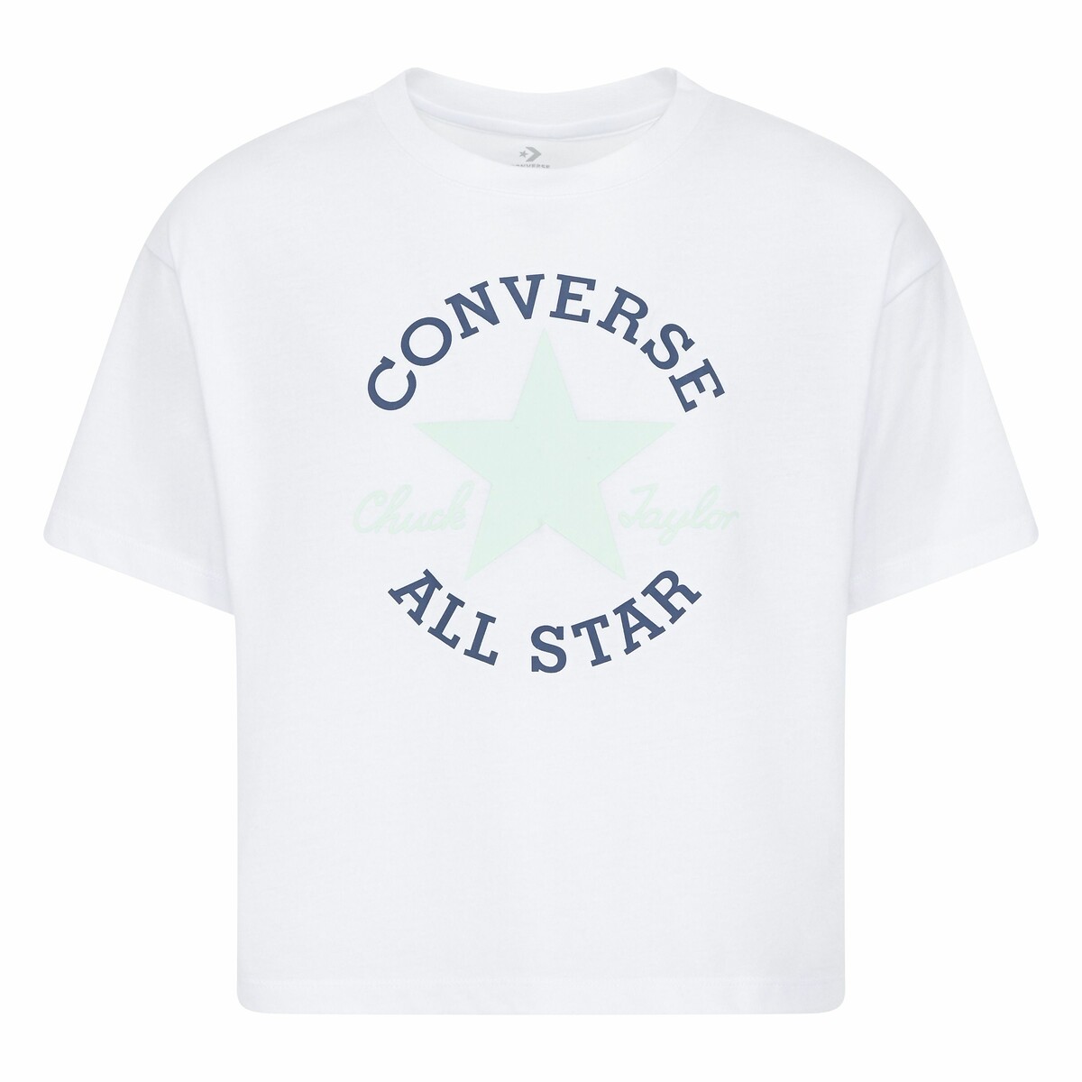 CONVERSE<br>Camiseta de manga curta com logo na frente