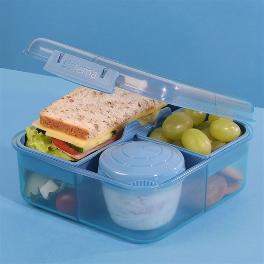 Køb Sistema Bento Cube Madkasse 1,25 L Mountain Blue