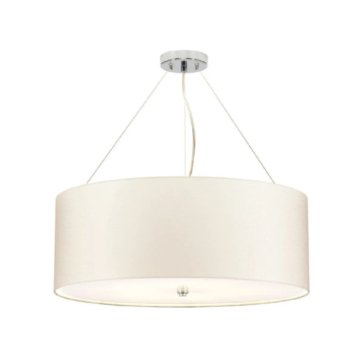 Elstead Lighting Suspension Pearce Acier doux Chrome poli
