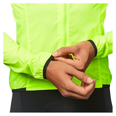 Coupe-Vent Manches Longues Van Rysel Ultralight Jaune Fluo Homme