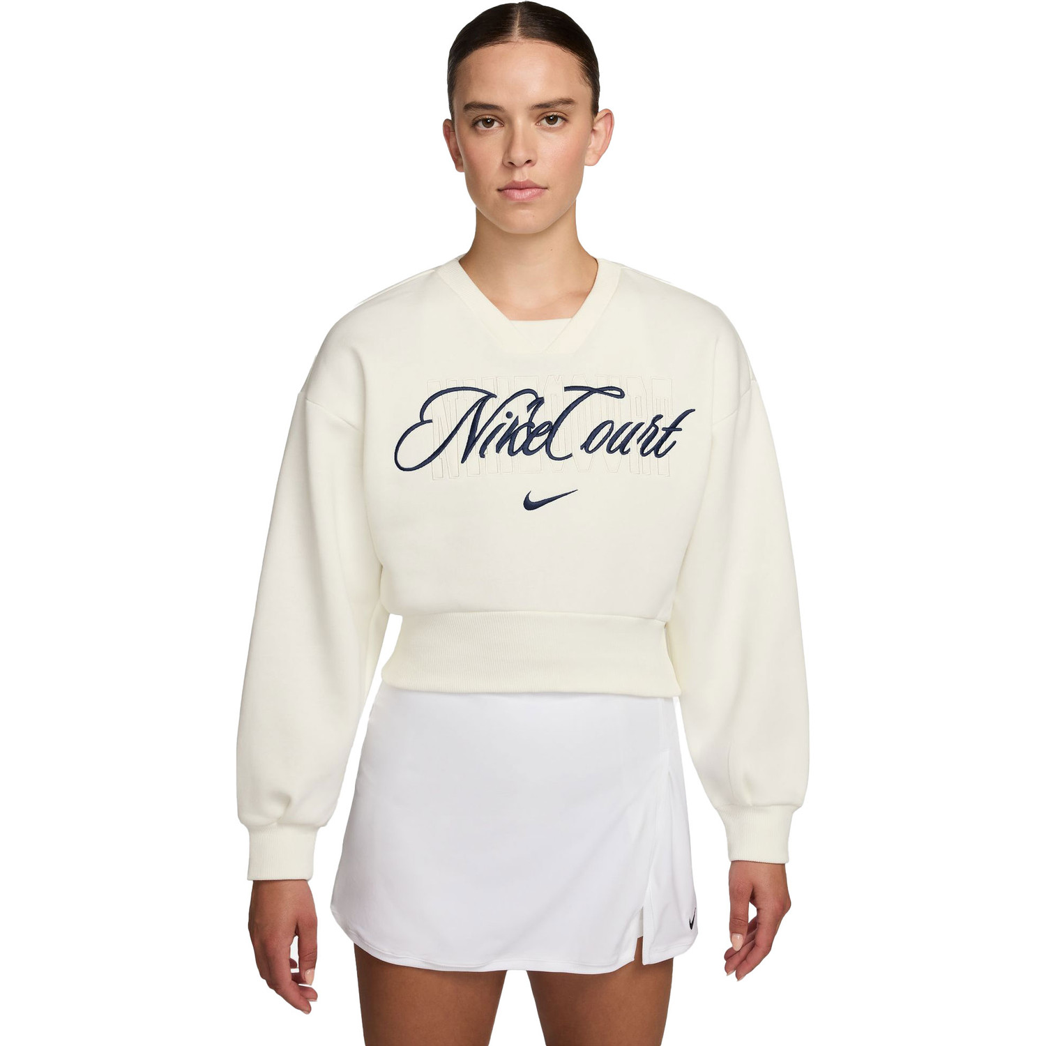 Nike Court Relaxed Fit Fleece Crew
