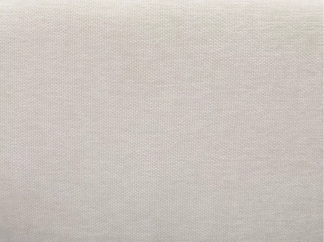 Lot de 2 tabourets de bar en tissu et métal noir - Hauteur réglable - Crème - LIKOLIA