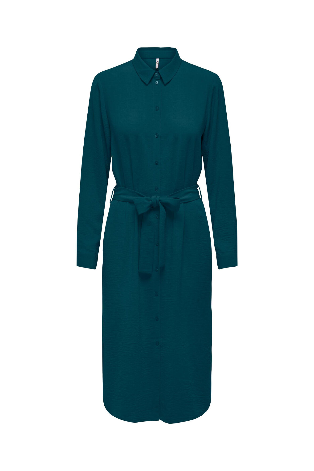 Vestido midi estilo camisa