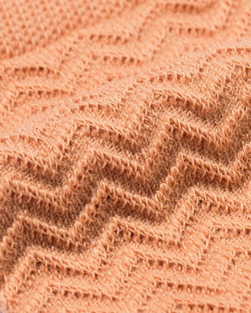 chaussettes en coton zigzag - 5 paires beige