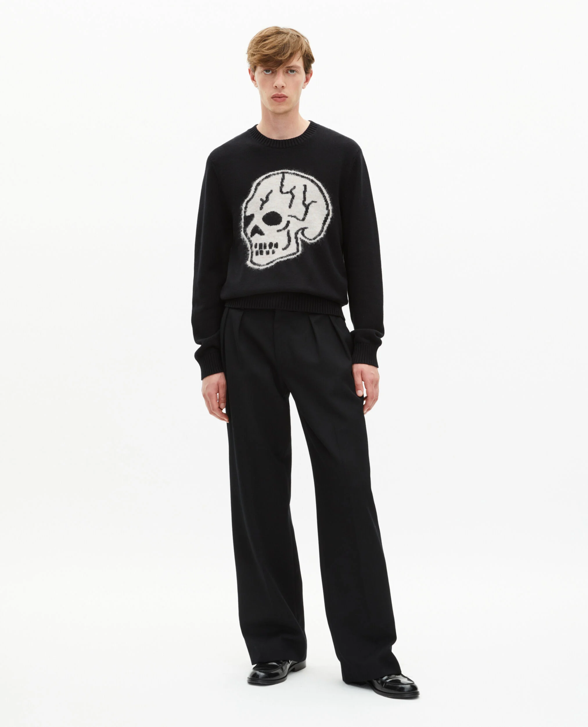 Pull tête de mort noir