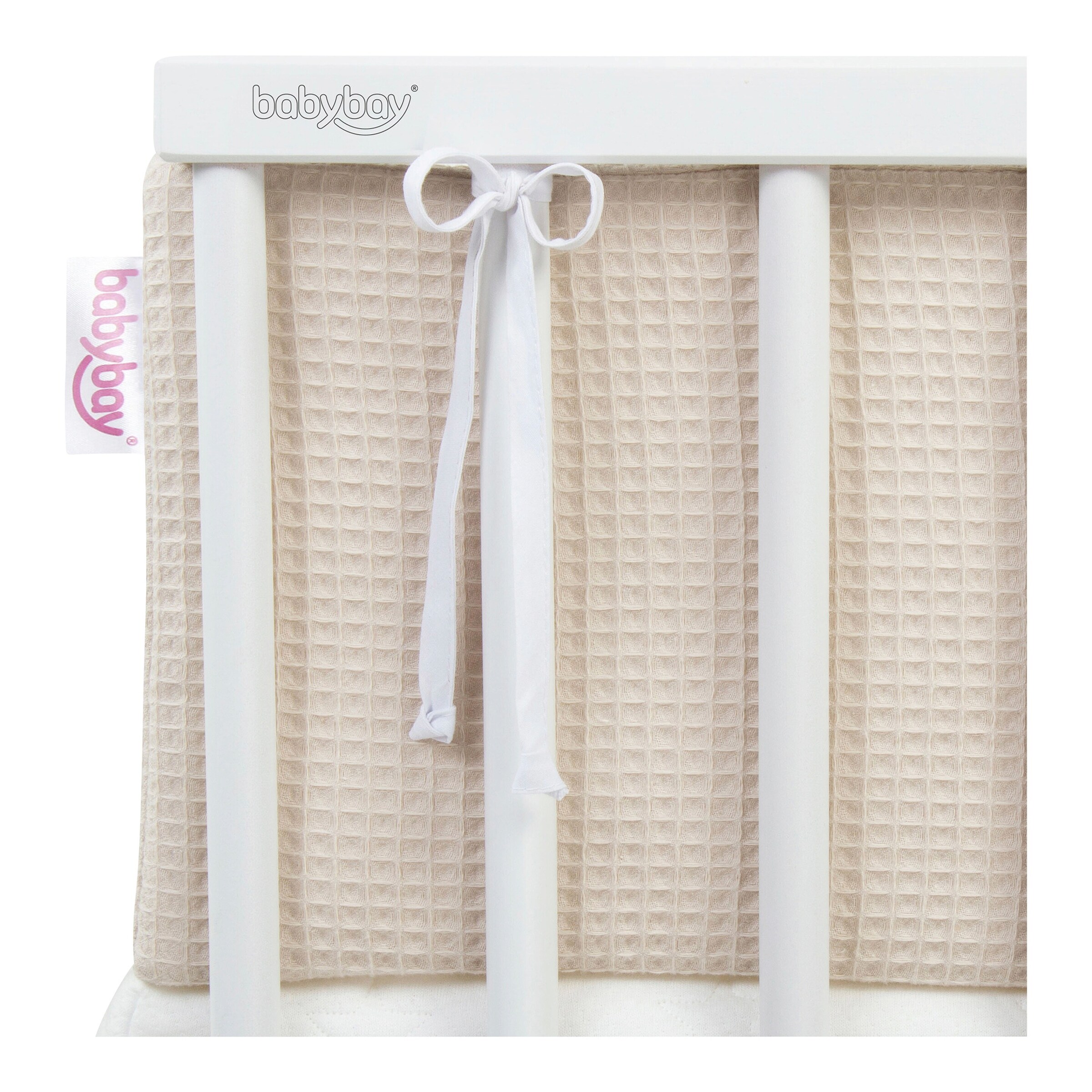 babybay® Nestchen Waffelpiqué passend für Modell Maxi, Boxspring, Comfort und Comfort Plus sand