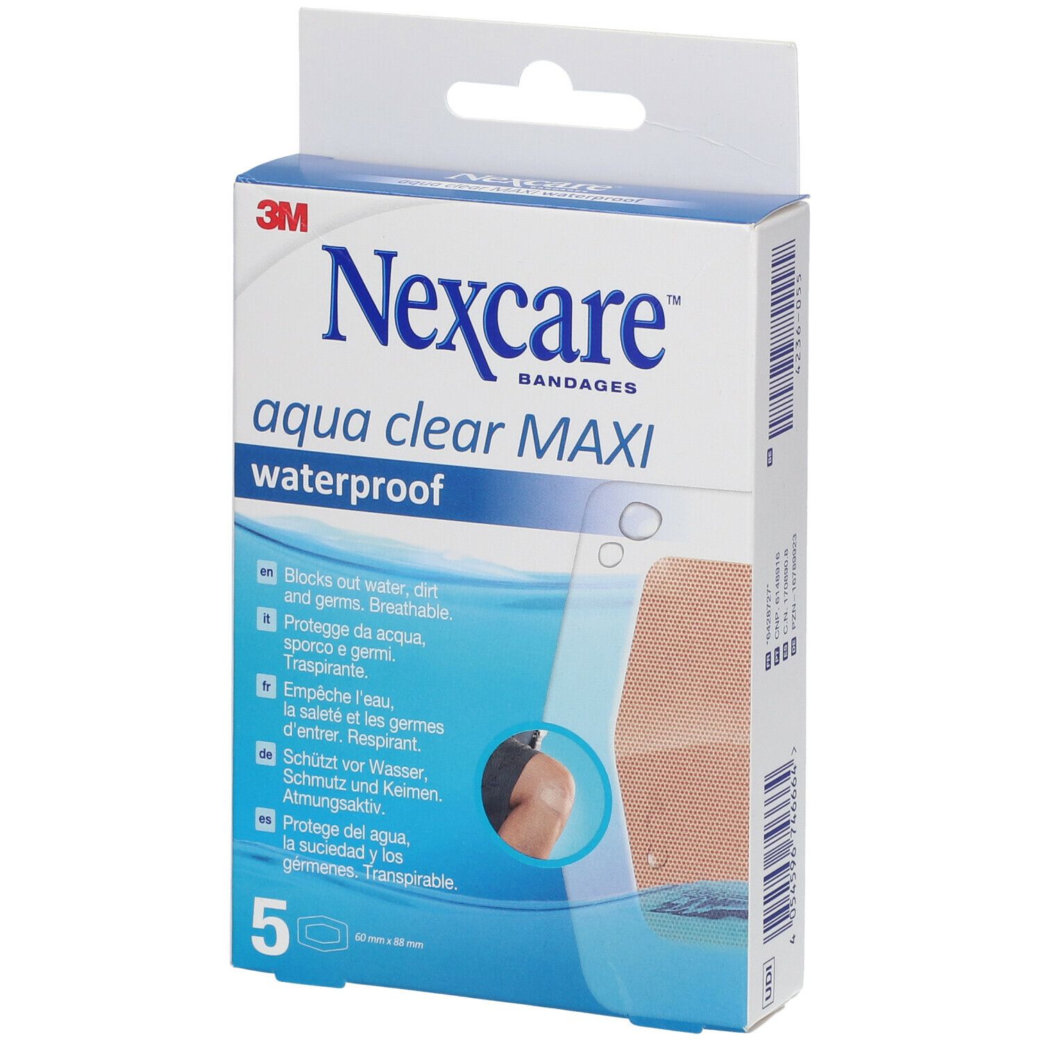Nexcare™ aqua clear Maxi waterproof 60 x 88 mm