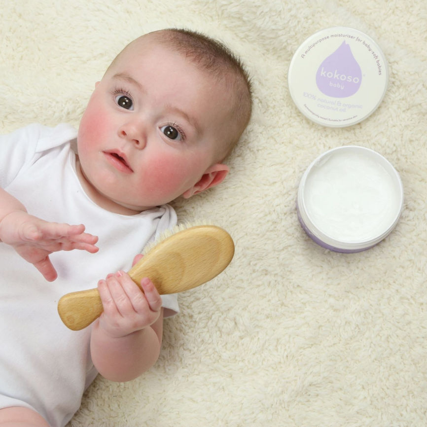 Kokoso Baby naturlig hårbørste