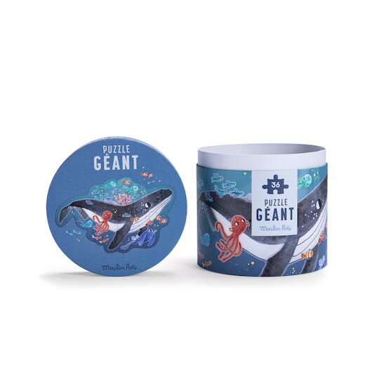 Les Aventures de Paulie Puzzle Géant Baleine   de               Moulin Roty