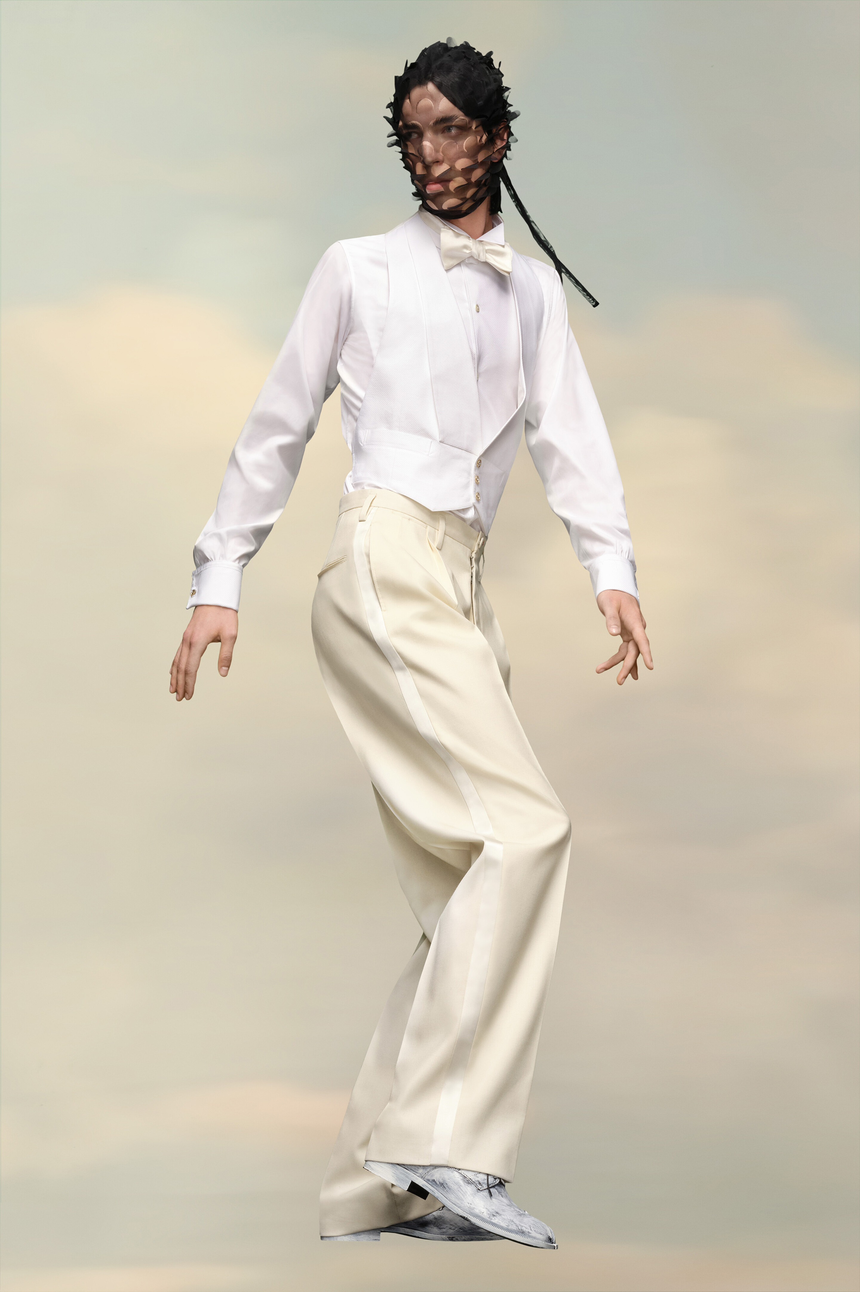 Pantalon plissé