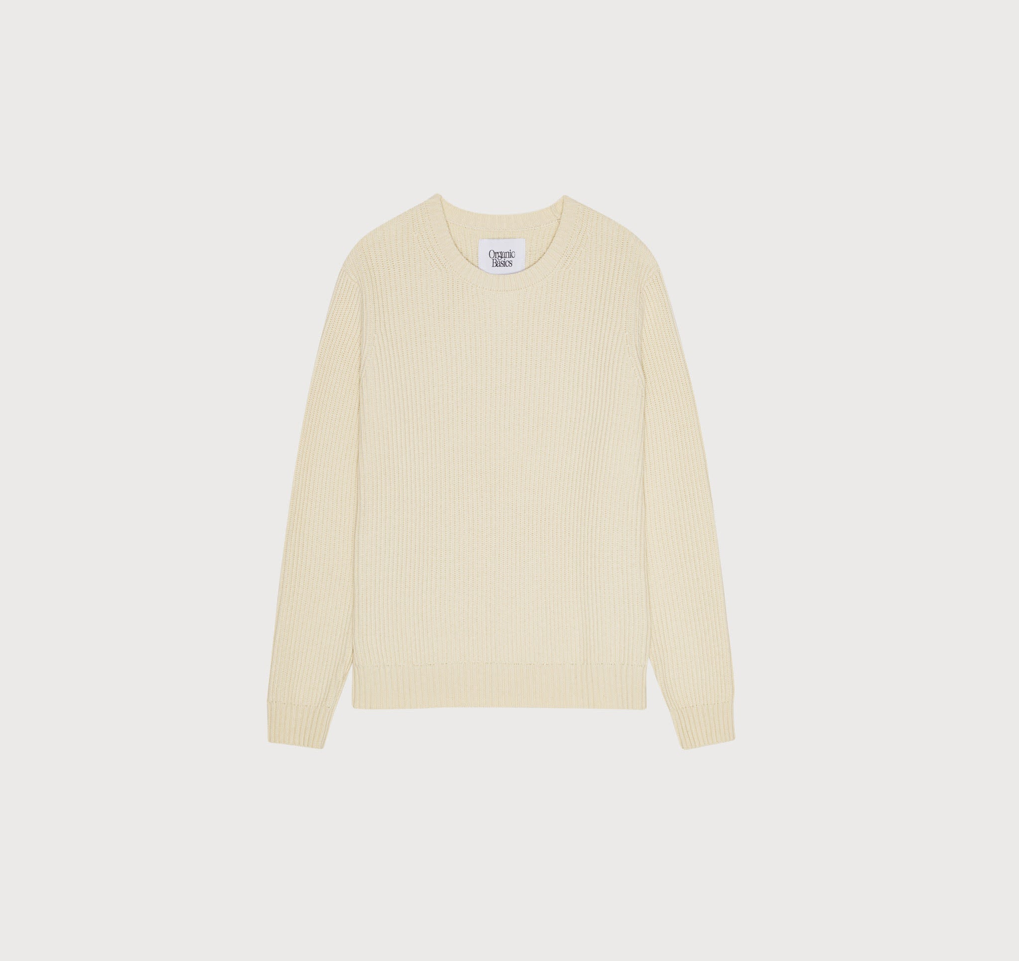 COTTON<br>Soft Knit Chunky Crewneck Sweater