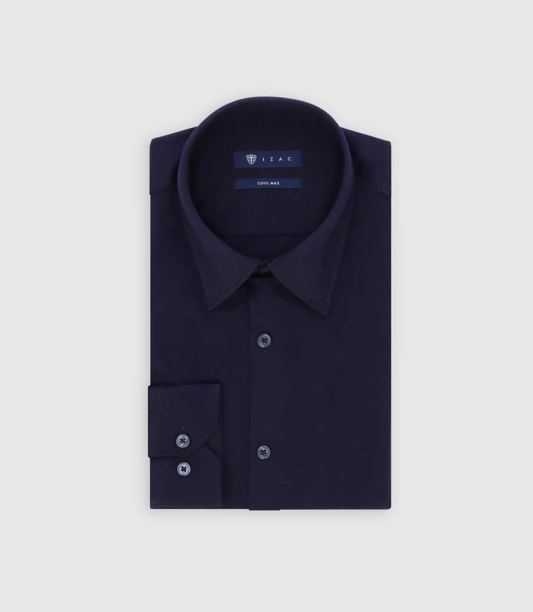 Chemise coupe slim marine