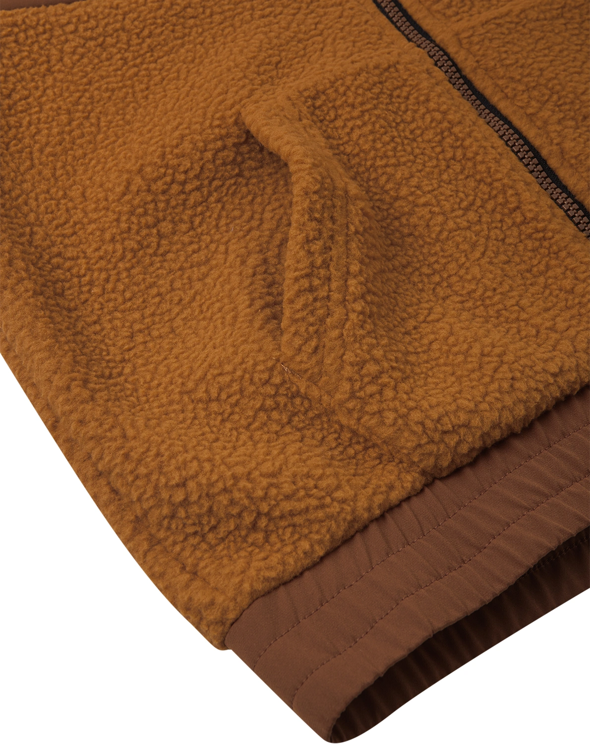 Kapuzen-Fleecejacke SAMOTA in cinnamon brown