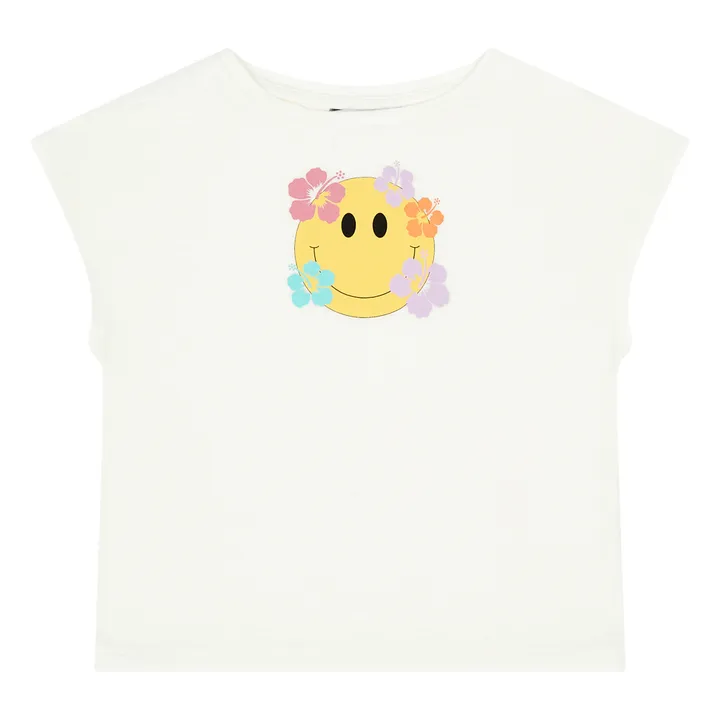 Hundred Pieces T-shirt Manches Courtes Coton Bio | Blanc