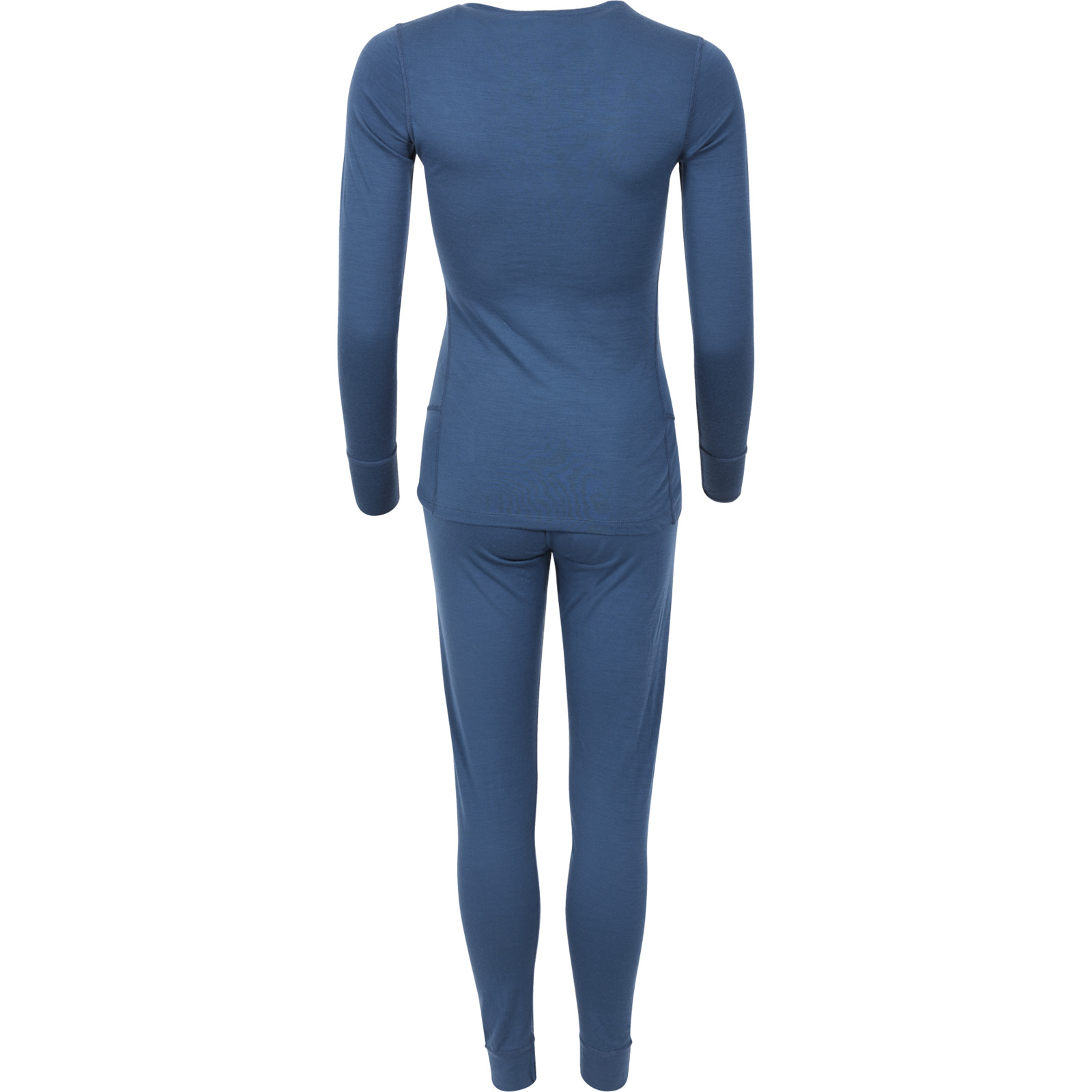 Odlo Damen Set Natural Merino 200 Base Layer M, dunkelblau