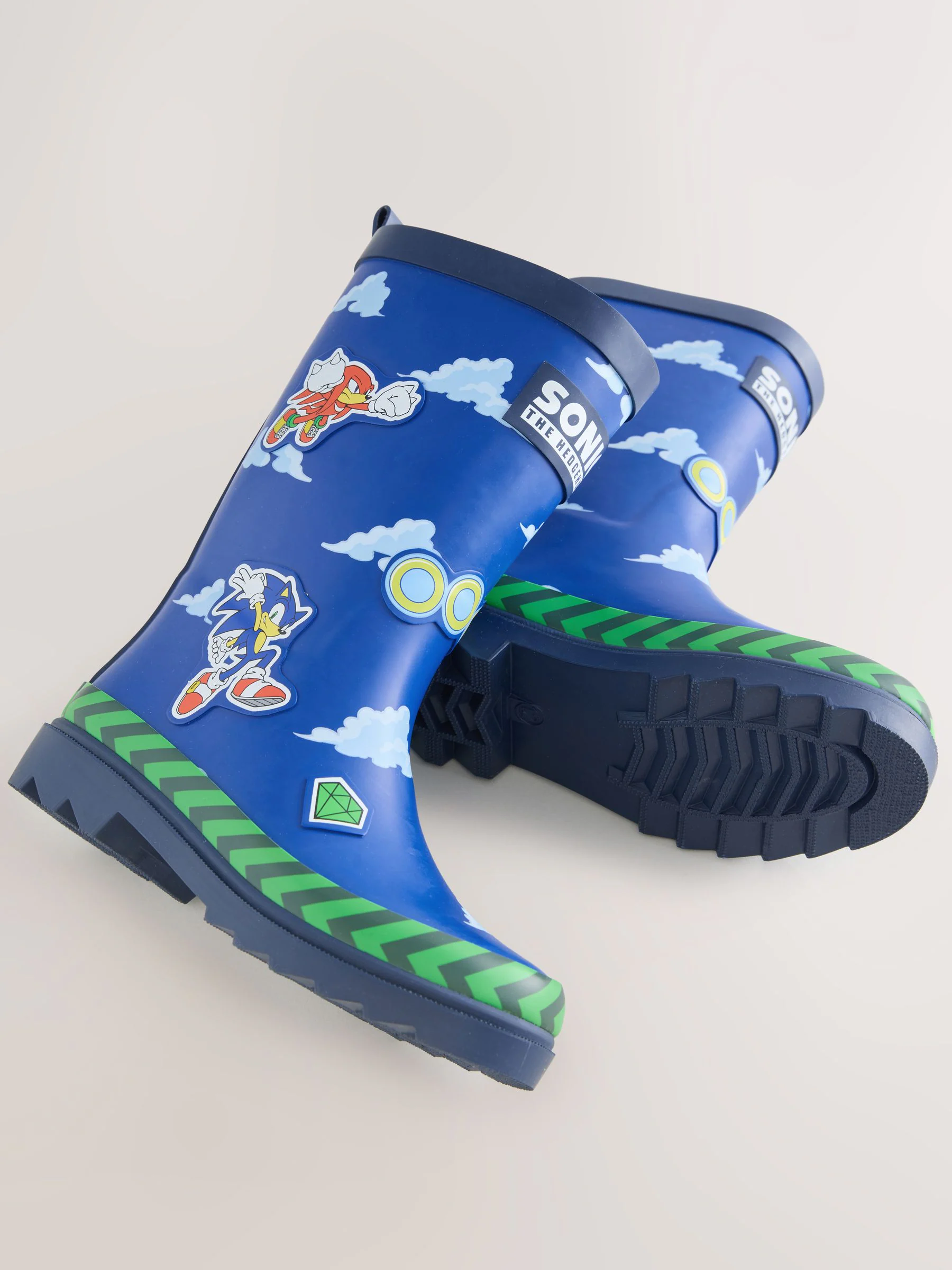 Blauw - Sonic Rubber Wellies
