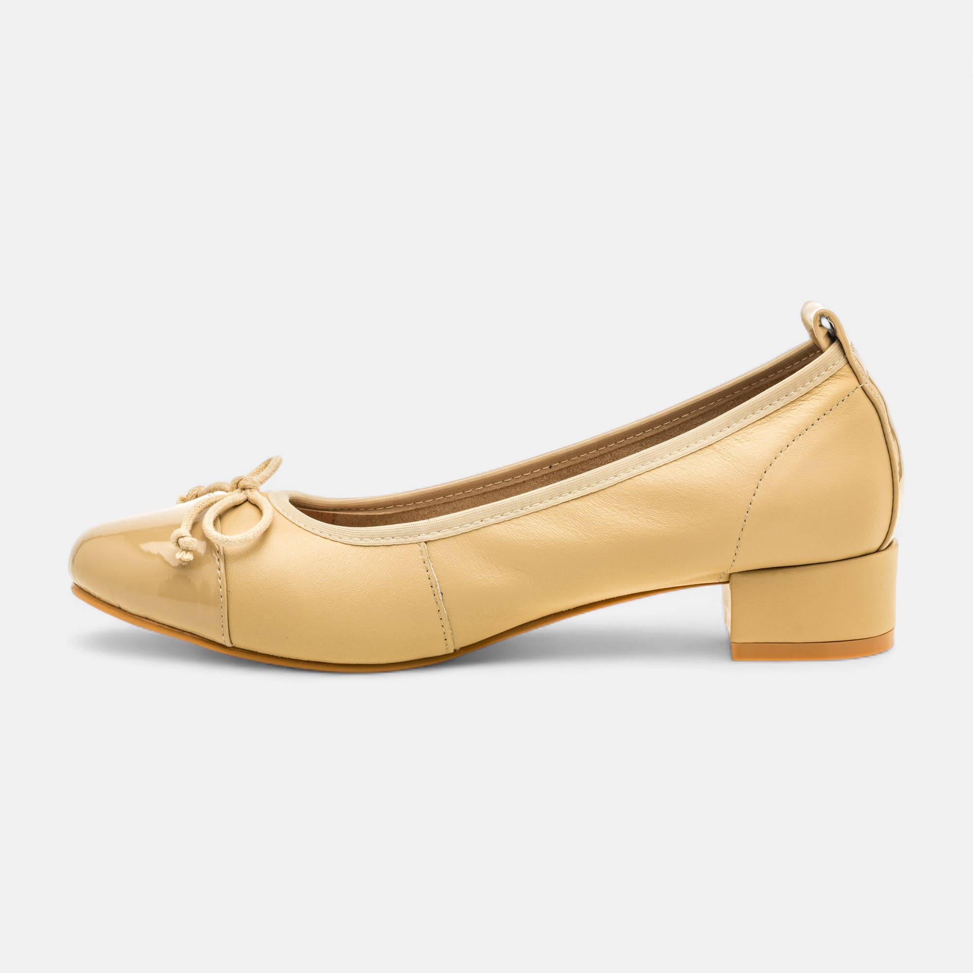 Escarpins Femme en cuir beige