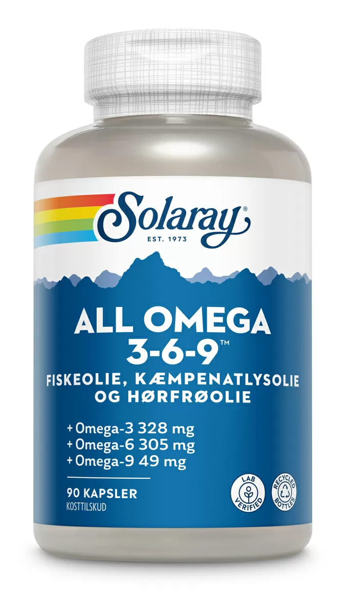 Solaray All Omega 3-6-9 - 90 kaps.
