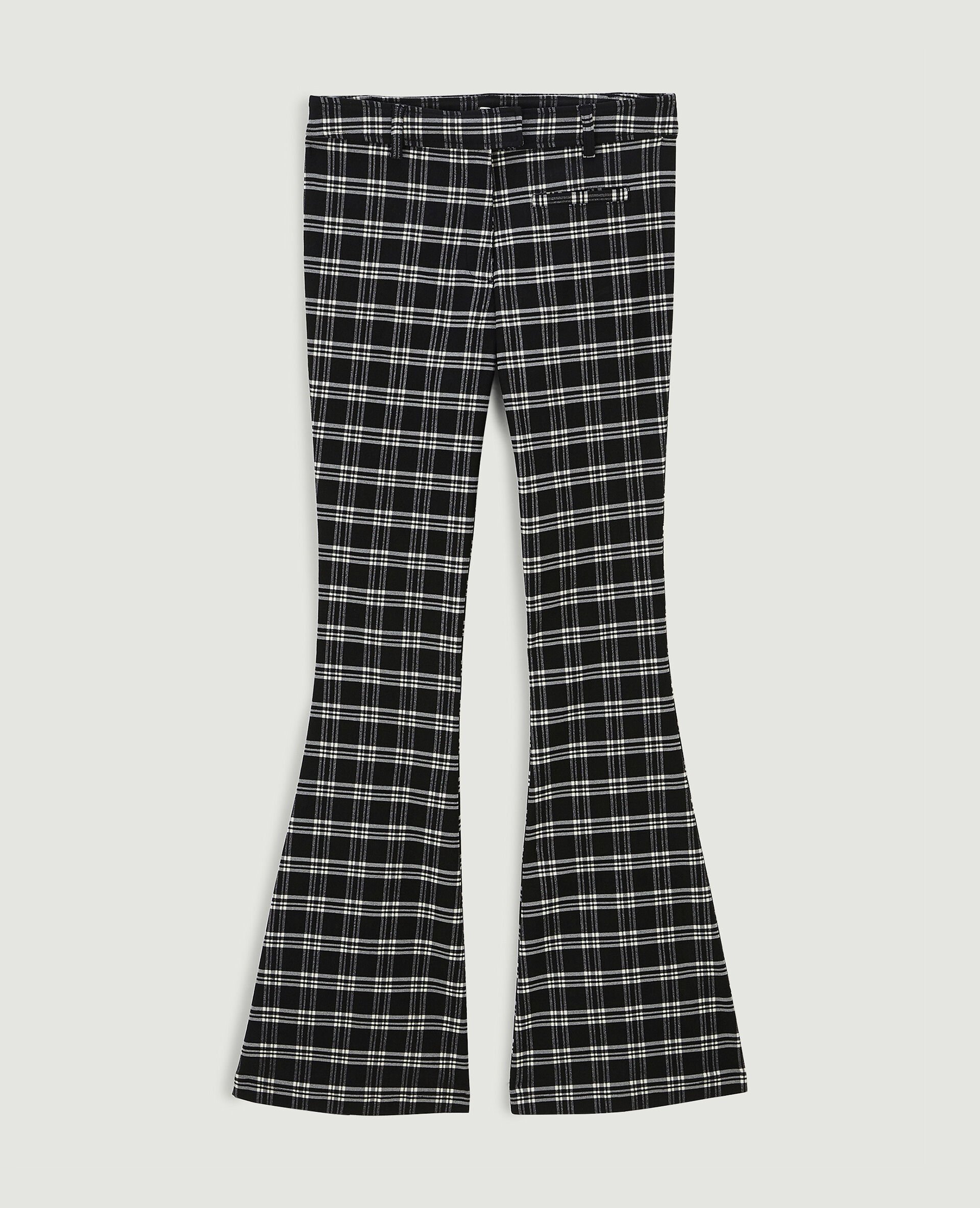Pantalon flare taille haute - Noir