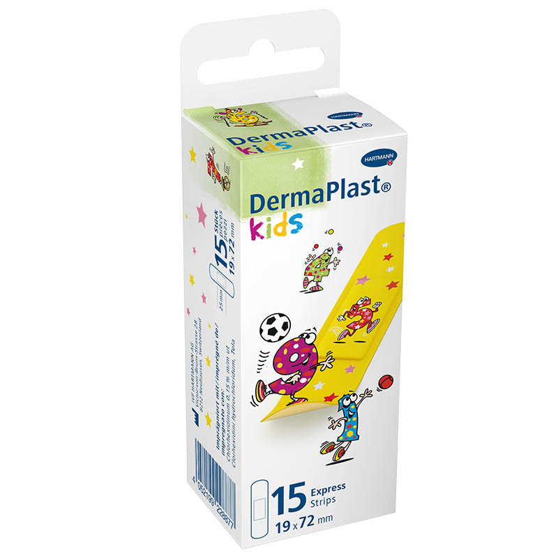 DERMAPLAST Kids Express Strips<br>15 Stück, 19x72mm